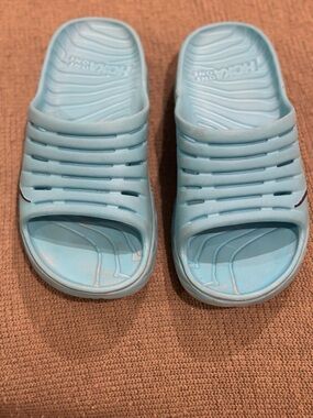 Hoka One One Light Blue Women's Slide Sandals Size 9